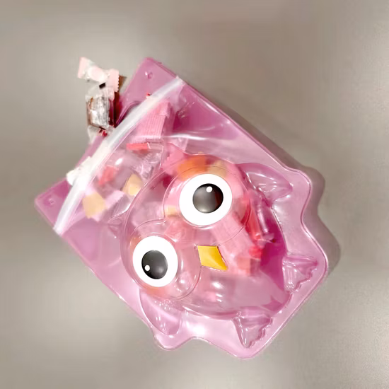 음식/장난감/화장품 포장을 위한 도매 주문 로고에 의하여 인쇄되는 Resealable 연약한 플라스틱 EVA TPU 명확한 비닐 봉투