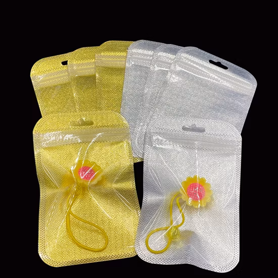 주문을 받아서 만들어진 서리로 덥은 EVA 플라스틱 지플락 보석 의복 화장품 포장 부대